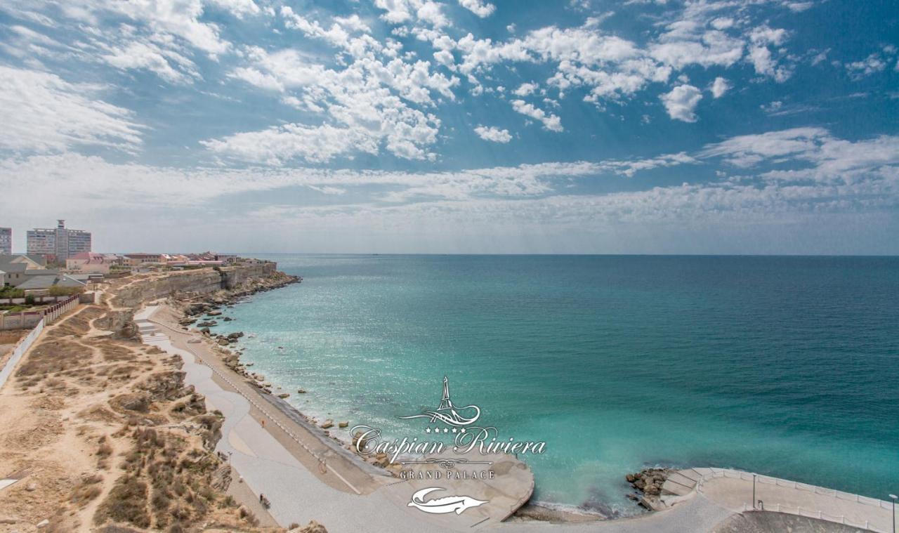 Caspian Riviera Grand Palace Hotel Aktau (Mangystau) Exterior foto Aerial view of the bay